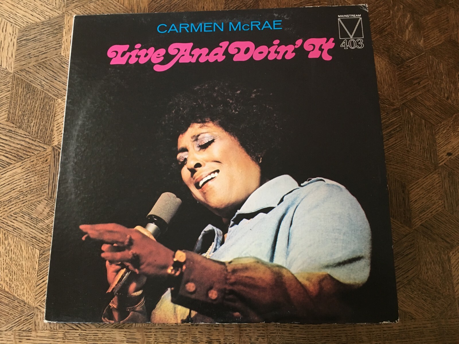 CARMEN McRAE - Live And Doin' It ~ MAINSTREAM 403 {nm