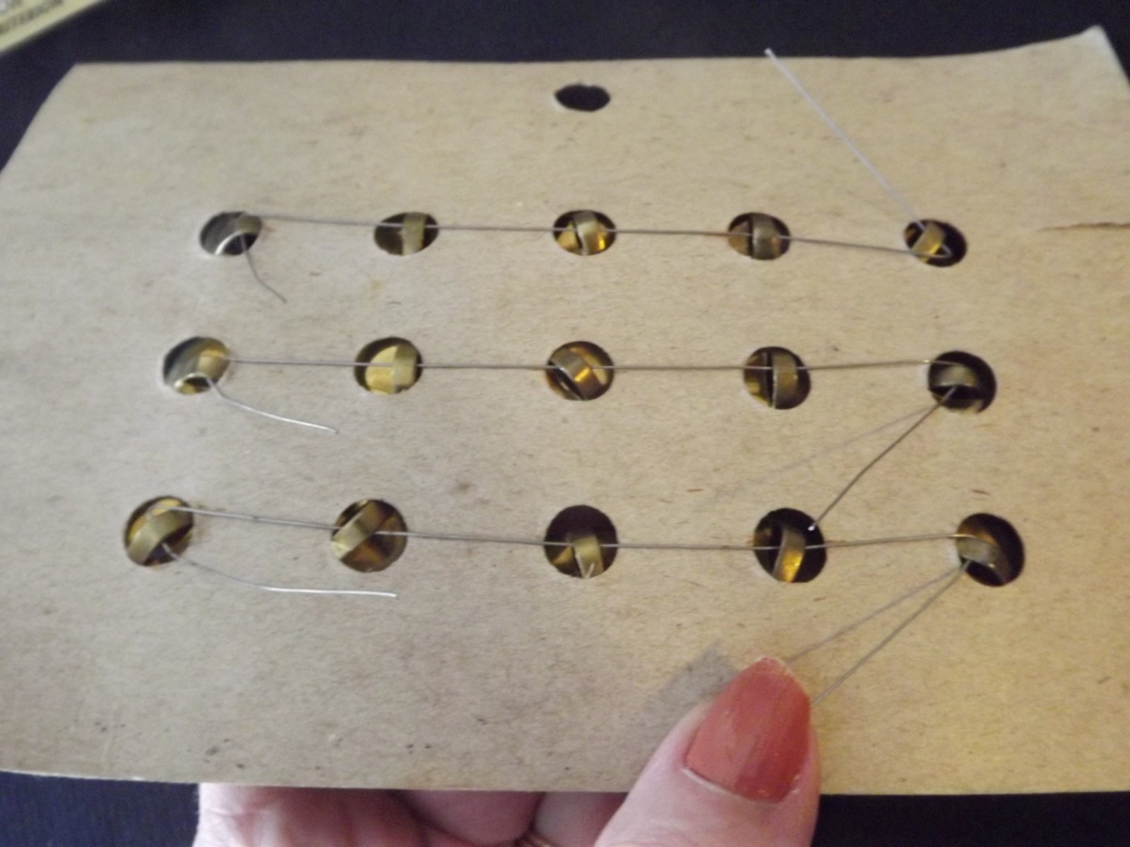 lot of 58 vintage JUNGLE BELLS criterion 45 ARE GOLD 13 ARE SILVER original pack