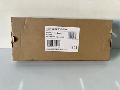 Bose Professional ControlSpace ESP-00 4-Channel Microphone & Line Input Card II