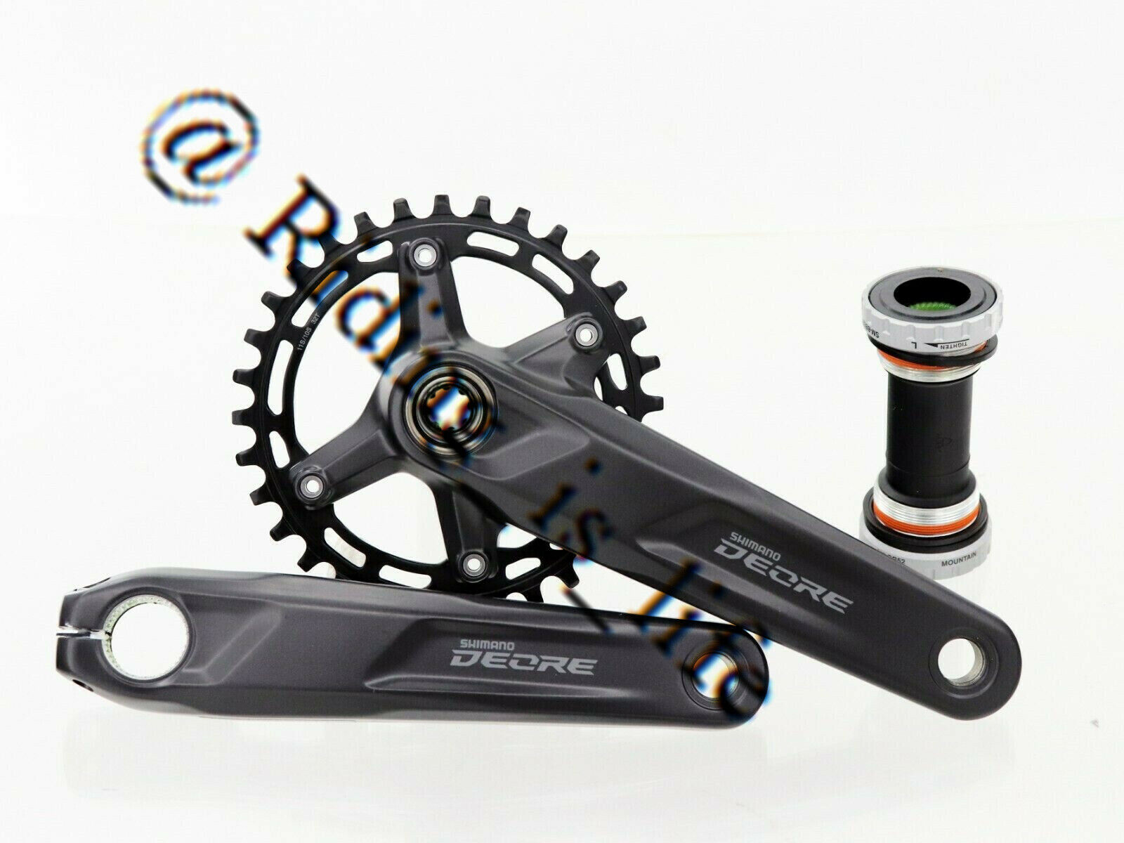 New Shimano Deore FC-M5100-1 Crankset 1x10/11-speed 30T/32T New Shimano Deore FC-M5100-1 Crankset 1x10/11-speed 30T/32T
