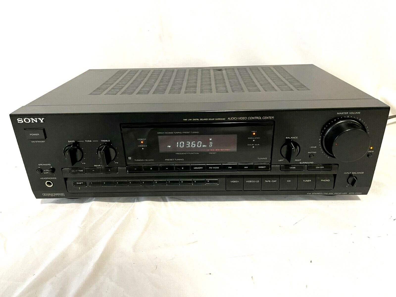 SONY STR-D590 AV Control Center FM/AM Receiver Only | eBay SONY STR-D590 AV Control Center FM/AM Receiver Only | eBay