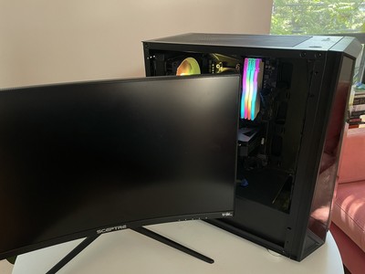 GAMING PC || RTX 3060 Ti + 5600X || PLUS 180 HZ Monitor