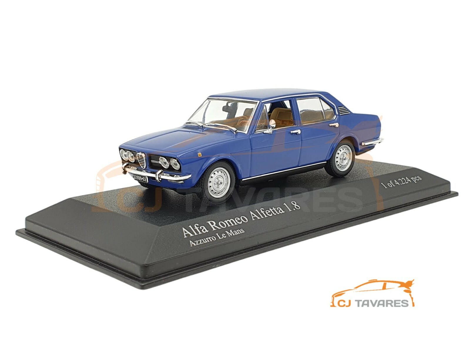 MINICHAMPS Alfa Romeo 1.8 - 1972 ホワイト MINICHAMPS ALFA ROMEO ALFETTA 1.8 AZZURRO LE MANS 1/43 | eBay