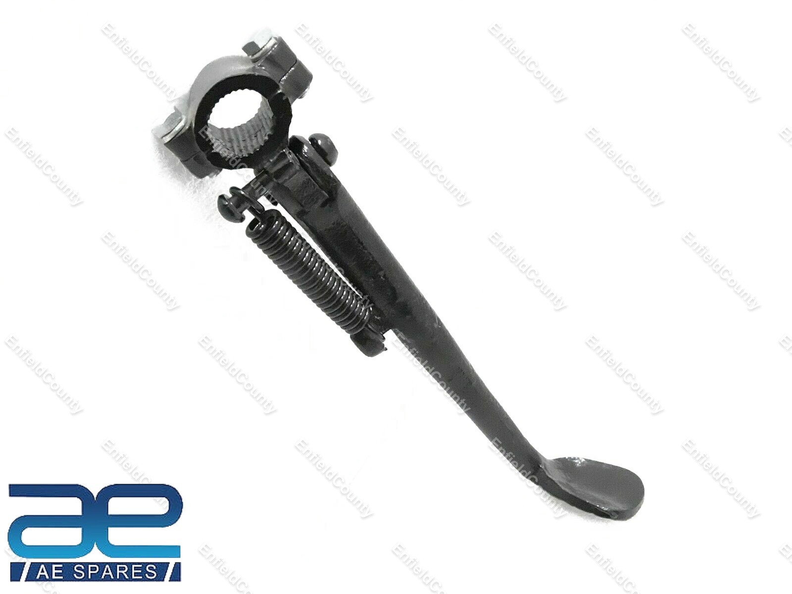 For Norton Triumph BSA Side Stand Kick Chopper 1" Clamp on Universal Frame 