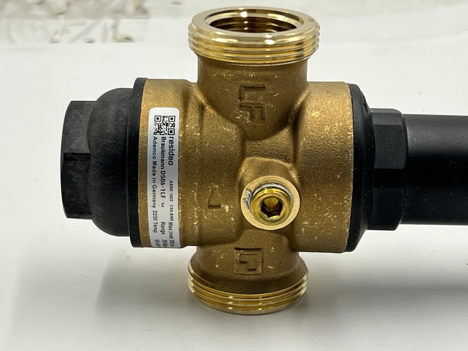 Resideo Braukmann DS06-102-SUT-LF/U 1” Dialset PRV Single Union Sweat