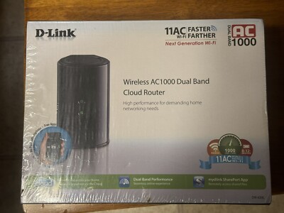 D-Link Wireless AC 1000 Mbps Home Cloud App-Enabled Dual-Band DIR 820L