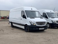 2017 Mercedes-Benz Sprinter  NO VAT FULL SERVICE CDI LWB EURO 6 AIR CON  PANEL V