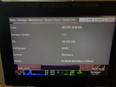 RED EPIC-W HELIUM 8K (S35) DSMC2