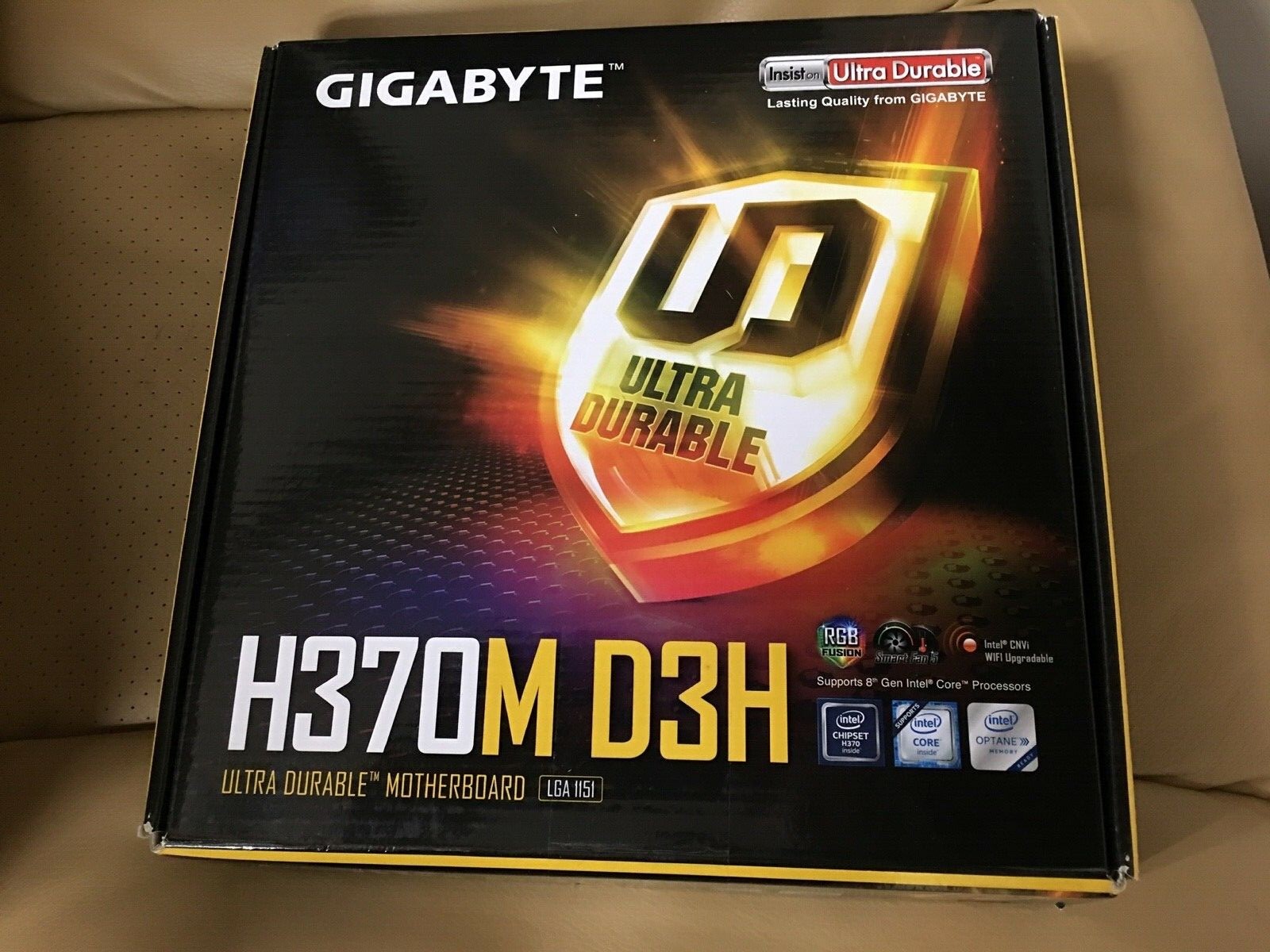 GIGABYTE H370M D3H MATX SOCKET 1151 DDR4 Used Working!