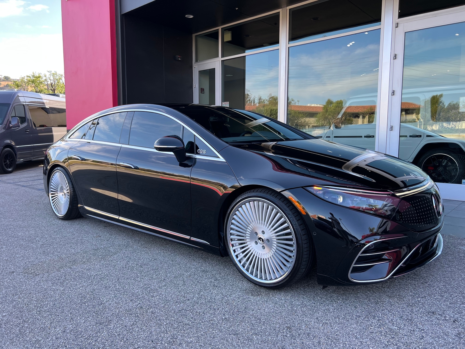 2022 Mercedesbenz Eqs 580, Black With 1478 Miles Available Now! Used