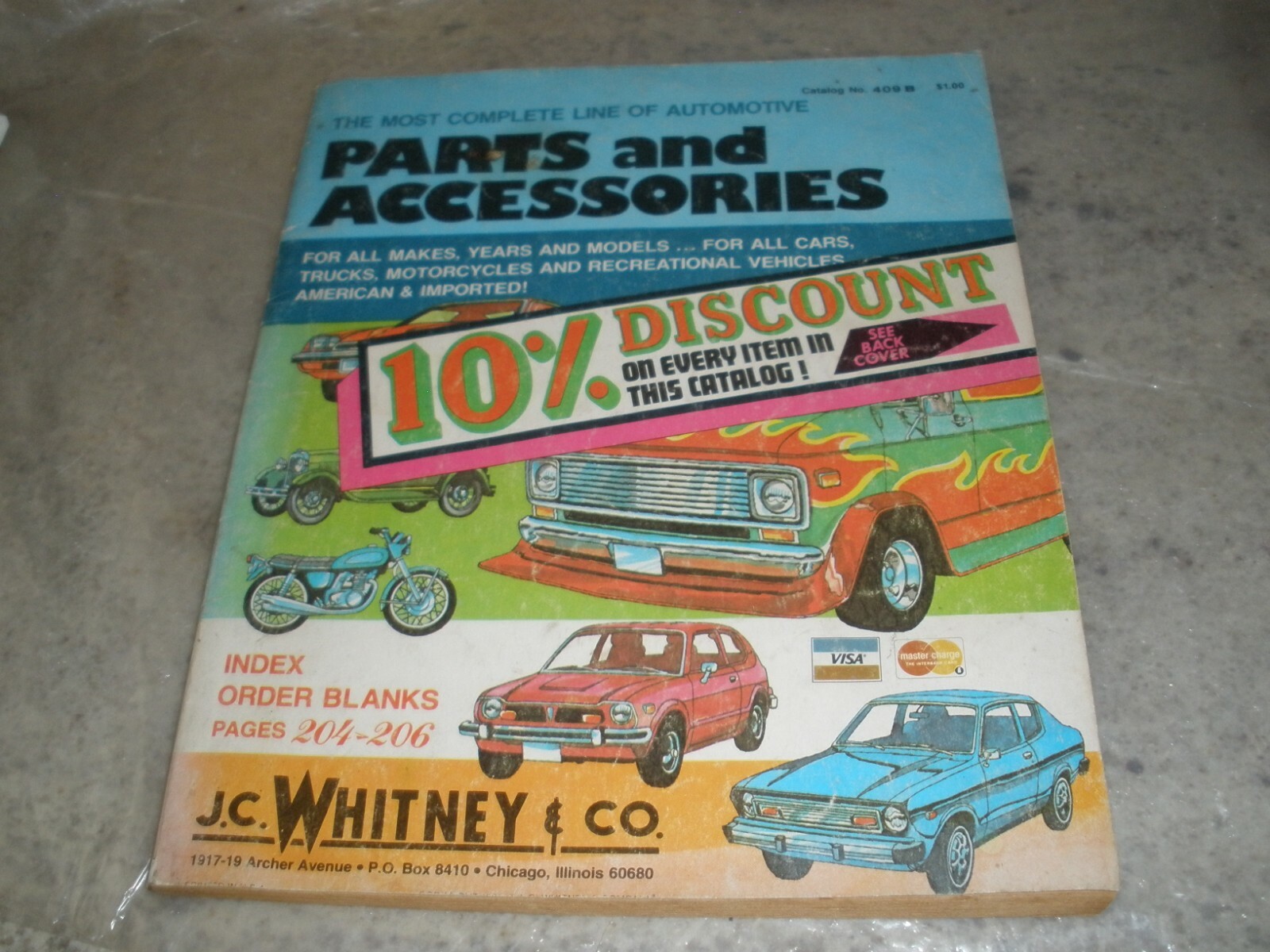 JC WHITNEY & CO PARTS AND ACCESSORIES CATALOG #409B | eBay