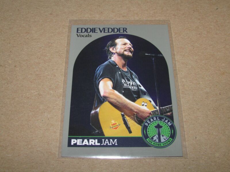 2018 PEARL JAM THE HOME SHOWS EDDIE VEDDER TRADING CARD