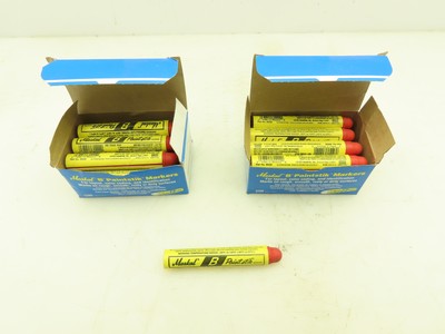 Markal 80222 Marking Stick B Paintstik Red Marker Lot of 24