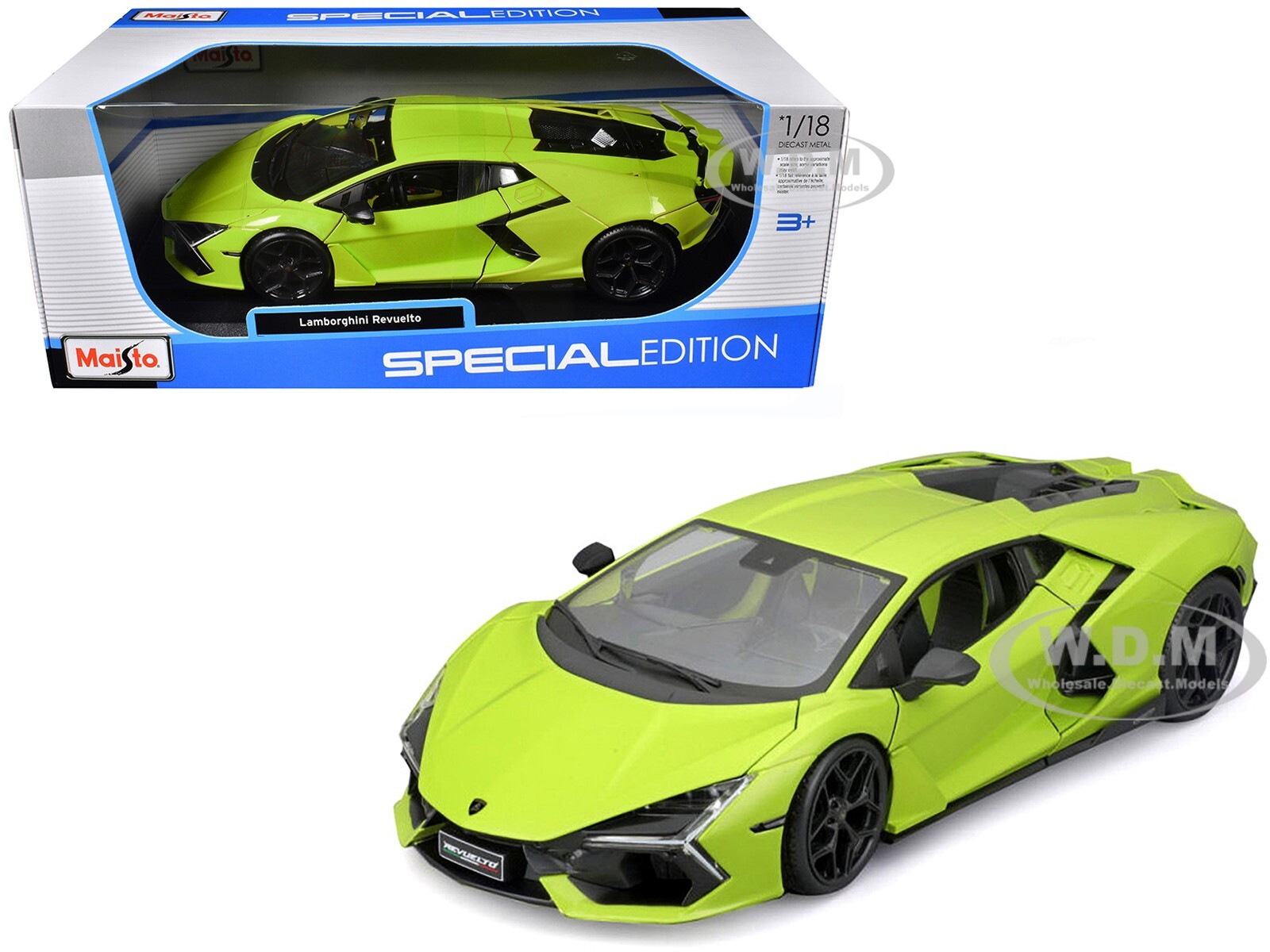 様さま専用Lamborghini 1/18スケール ミニカー グリーン Lamborghini Revuelto Green Metallic Special Edition 1/18 | eBay