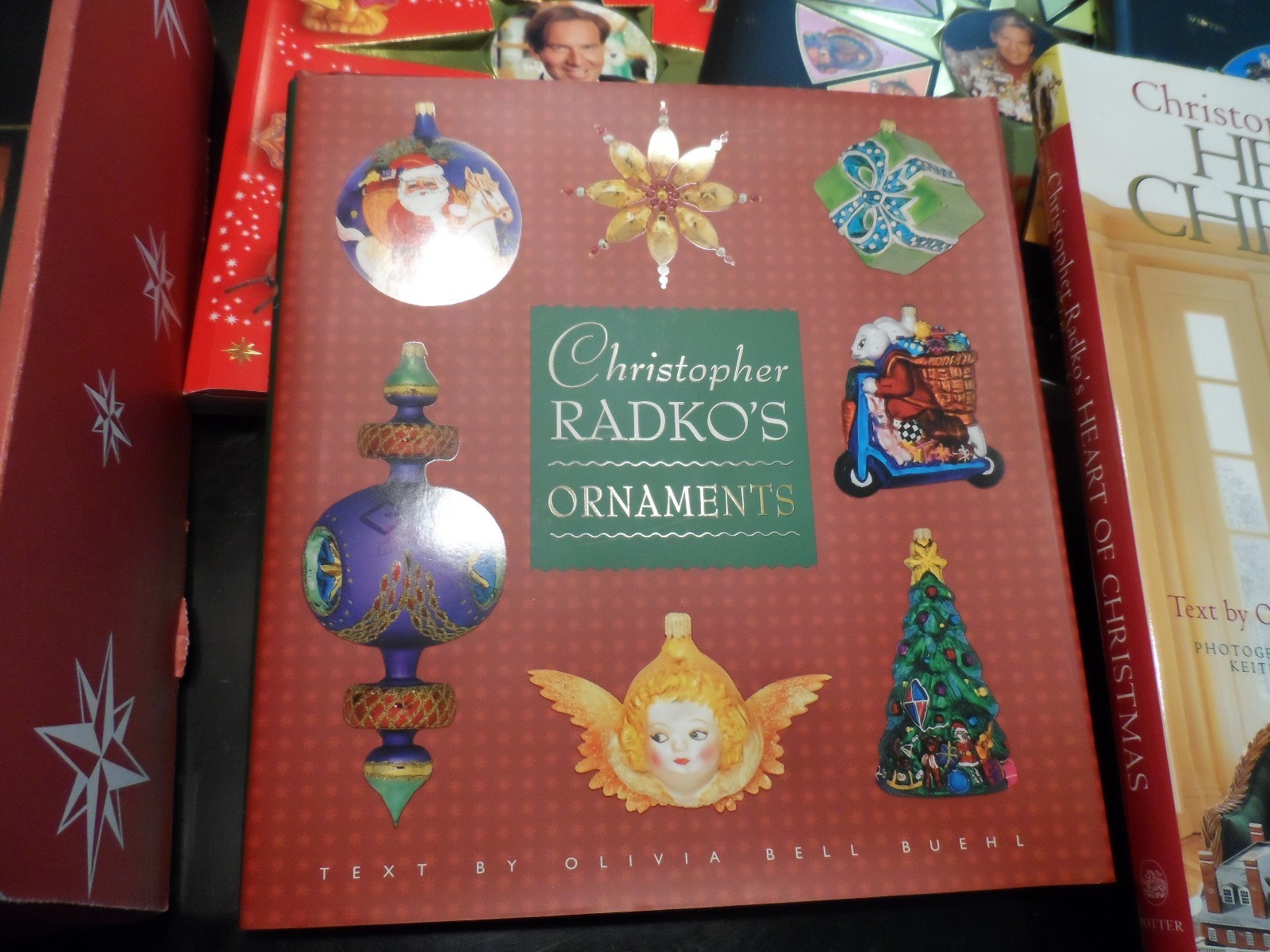 CHRISTOPHER RADKO BOXED BOOKS 9 BOOKS PRICE GUIDES 1996-2002 PLUS MORE CHRISTMAS