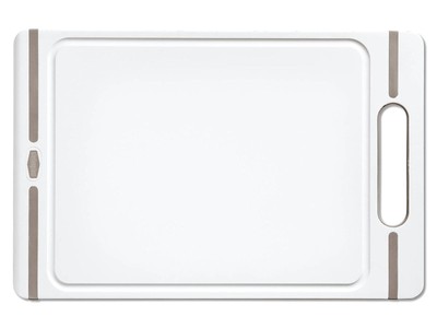 Stefanplast Cutting Board In Polyethylene 39X25.5X1 Cm, Color Dove White