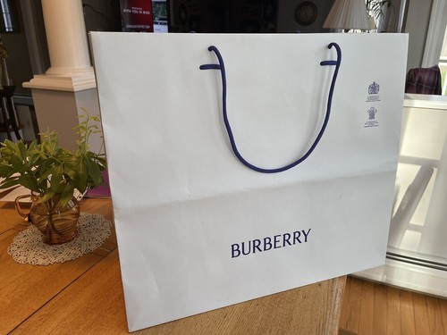 EXTRA LARGE Authentic*BURBERRY* Shopping Bag 21.4x18.5x8.4