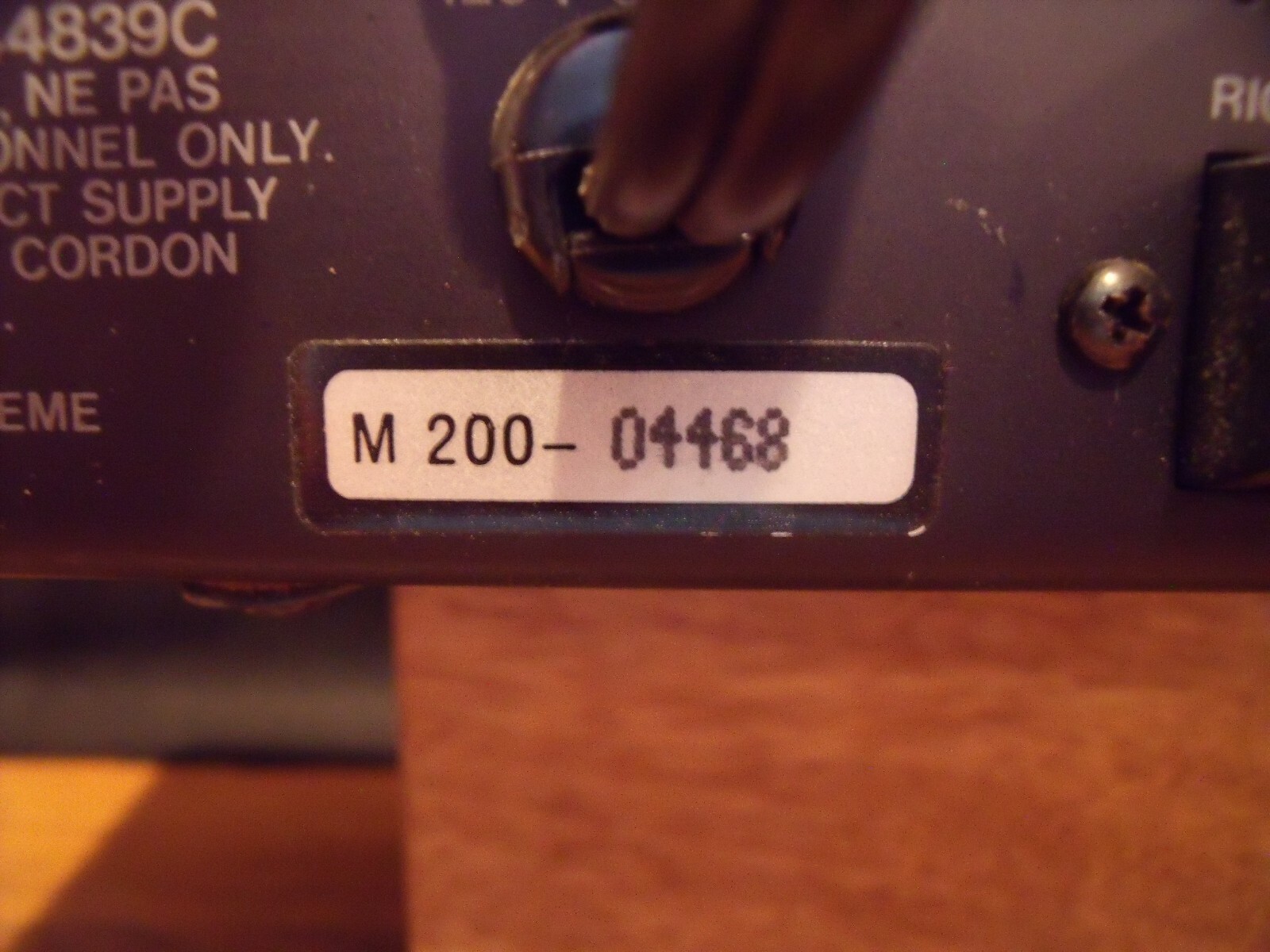 Carver M-200t Power Amplifier - Excellent Condition