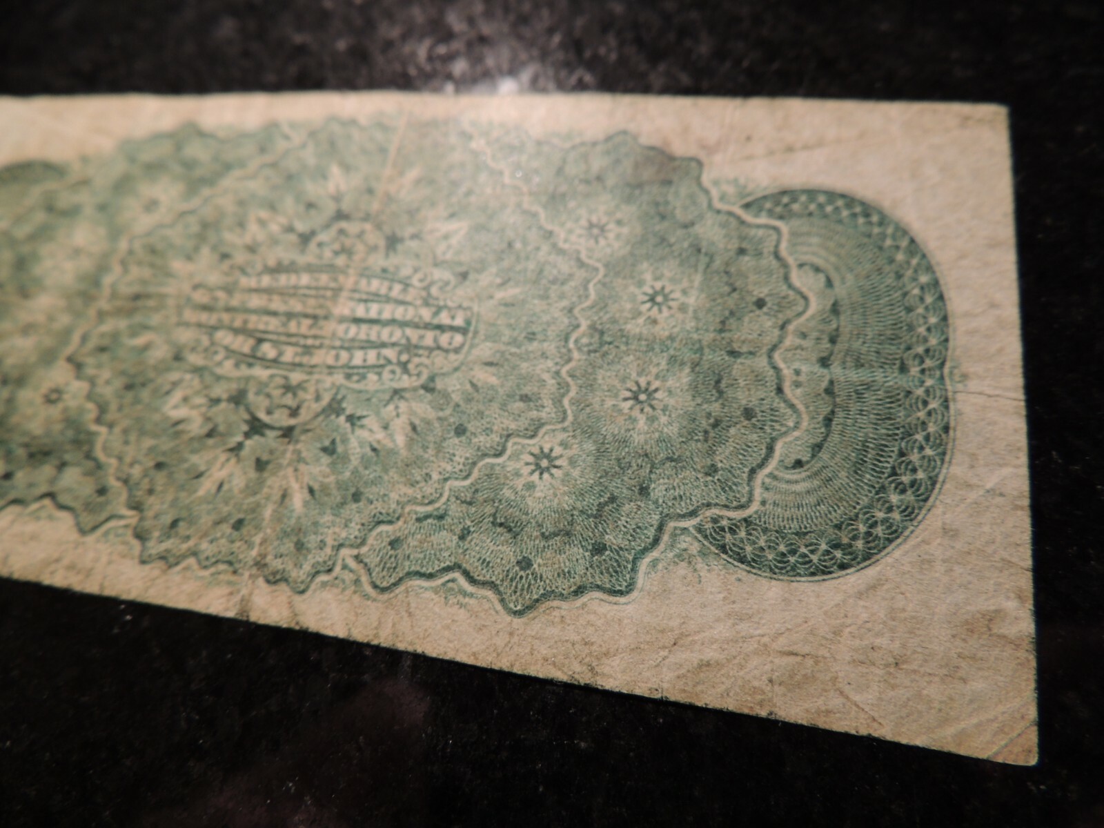 1870 DOMINION OF CANADA SHINPLASTER PAPER 0.25 TWENTY FIVE CENTS PLAIN