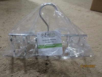 14 Hook Chrome Tie Hanger