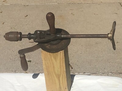 Vintage Mohawk Shelburne Breast 2-Speed Drill Shoulder Brace USA Pat. 1770884