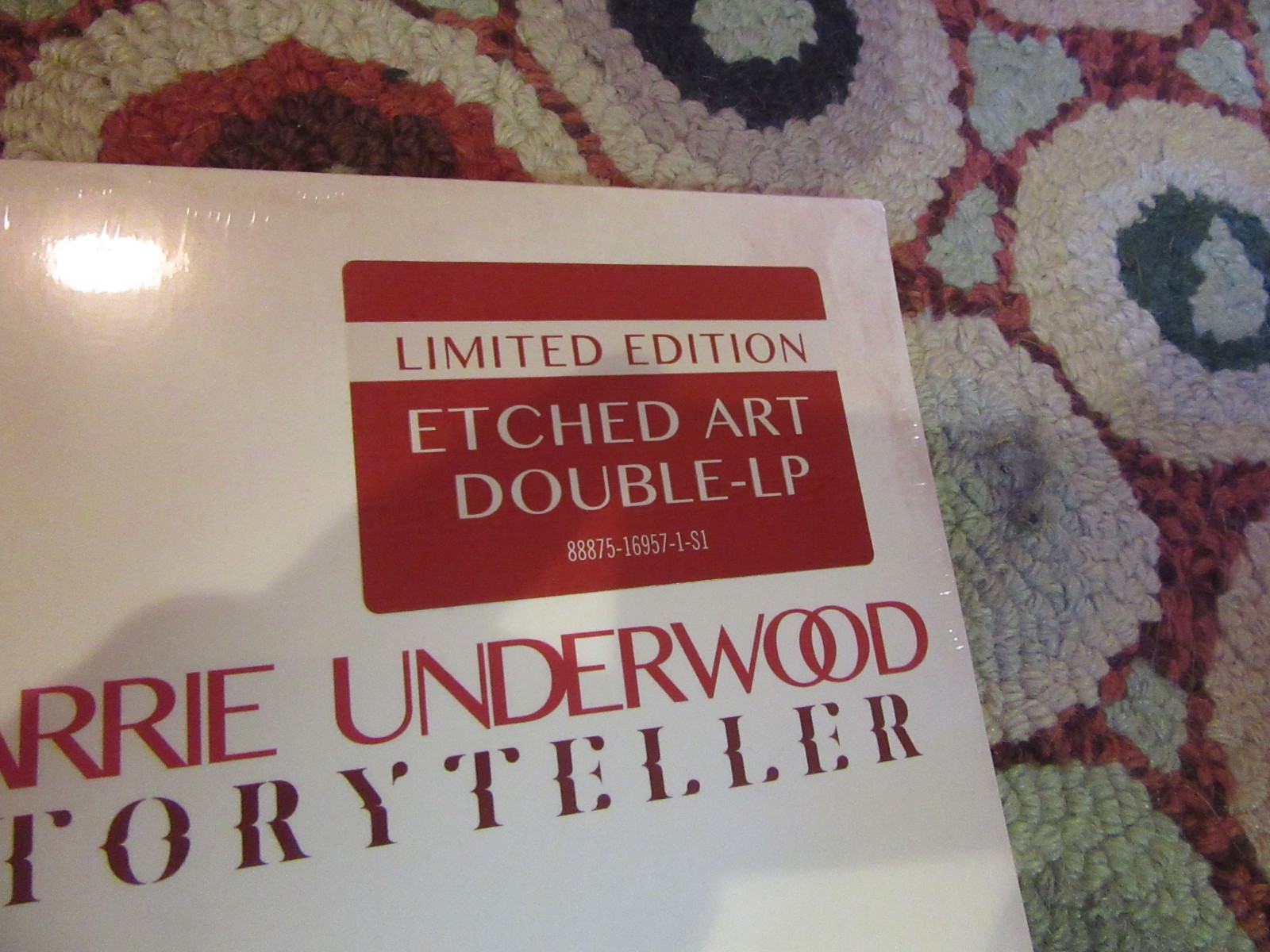 Rare CARRIE UNDERWOOD signed vinyl LP Storyteller NEW Autographed w/sealed copy