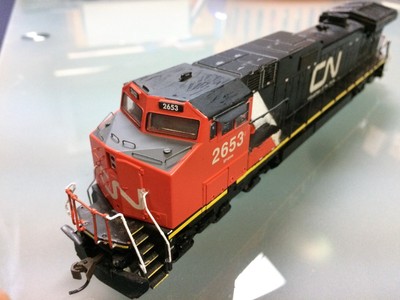 HO scale - Athearn CN c44-9w W/DCC & Tsunami Sound (listing 1)