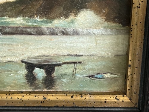 Francisco Ruiz Ferrandis (1909-1992)  Original Surrealist Oil Painting Spain