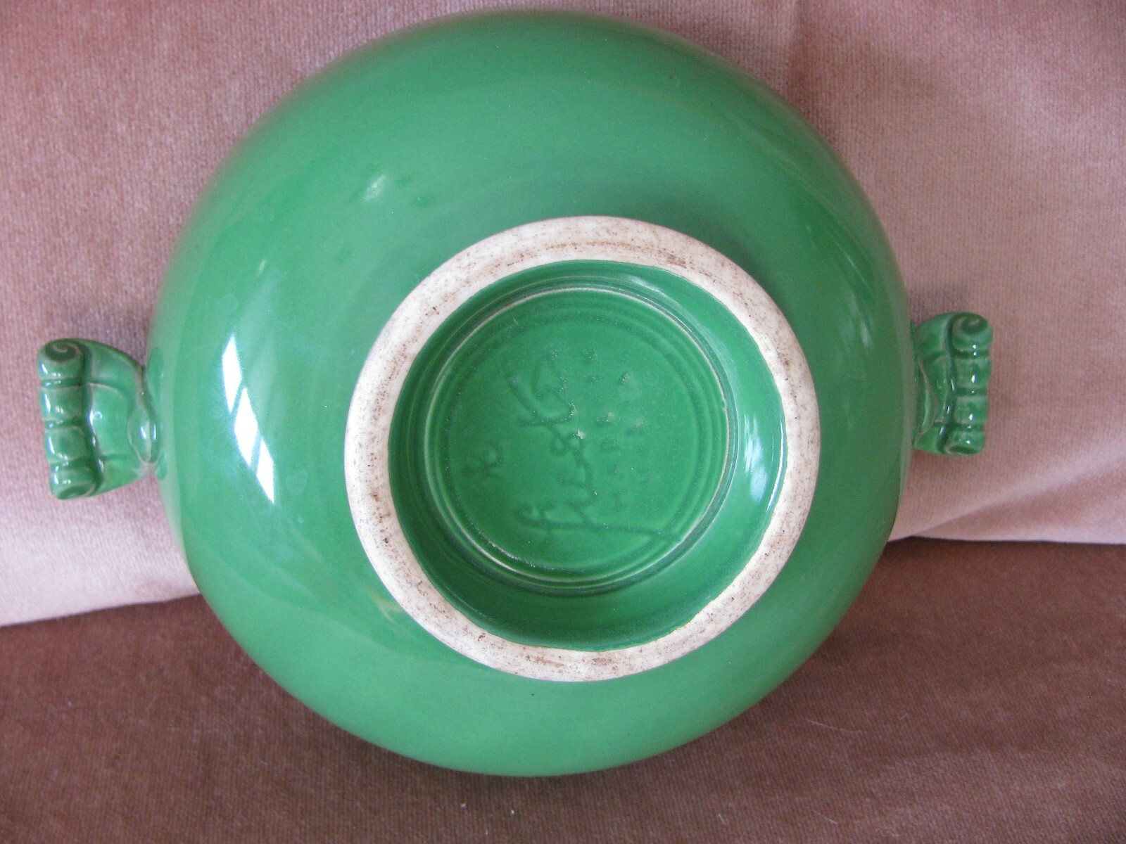 FIESTAWARE MEDIUM GREEN CASSEROLE DISH NO LID VINTAGE