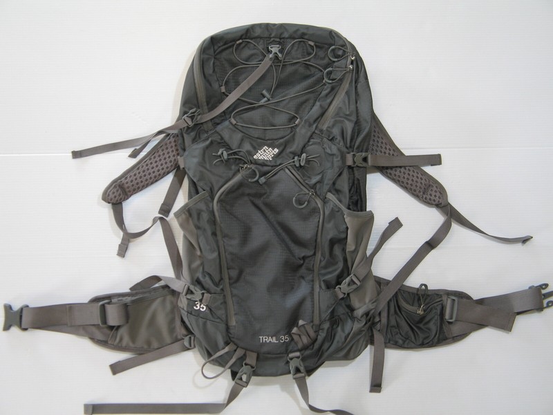 EMS EASTERN MOUNTAIN SPORTS TRAIL 35 DAY PACK BACKPACK Gray EQ Mirage Vent-Back