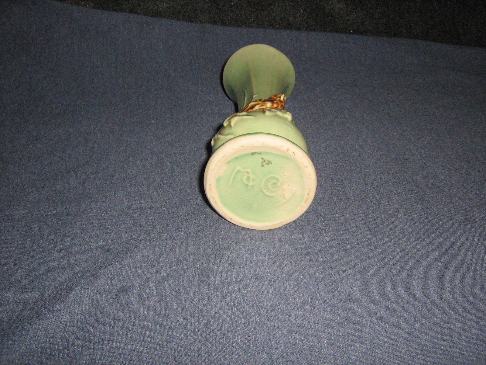 RARE Vintage McCoy BIRD in NEST Bud Vase 1940s 50s  Rustic Line Era