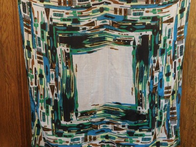 Vince Camuto Blue Green Large 40quot Square Sheer Wrap Scarf Vince Camuto Blue Green Large 40quot Square Sheer Wrap Scarf