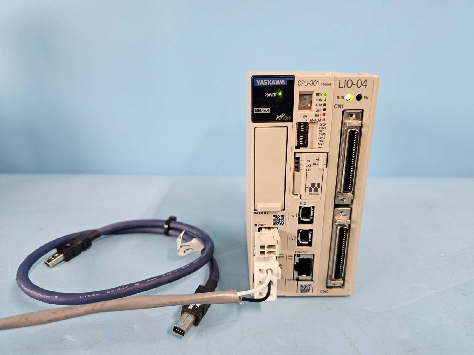 1PC YASKAWA MP3300 JEPMC-BU3304-E , MBU-304 , CPU-301 , LIO-04 CONTROLLER | eBay 1PC YASKAWA MP3300 JEPMC-BU3304-E , MBU-304 , CPU-301 , LIO-04 CONTROLLER | eBay
