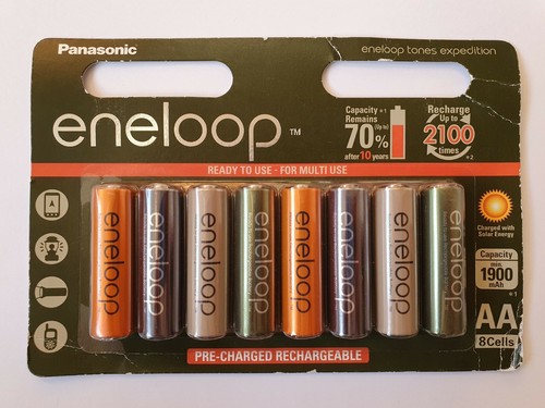 NEU Panasonic Eneloop Tones Expedition Limited Edition 2017 AA 8er Blisterpack 