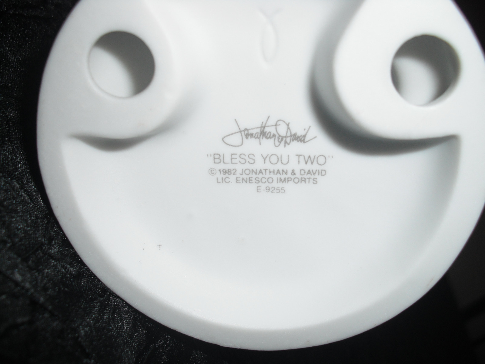 Precious Moments BLESS YOU TWO  Groom Holding Up Bride, 1982, original box