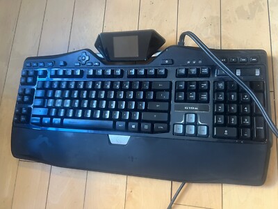 Logitech G19s gaming keyboard wired, RGB programmable w/ color LCD screen works
