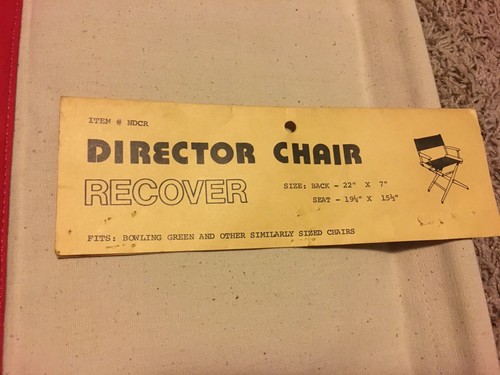 Director Chair Recover Fabric Canvas RAINBOW Bowling Green Gay Pride Lesbian