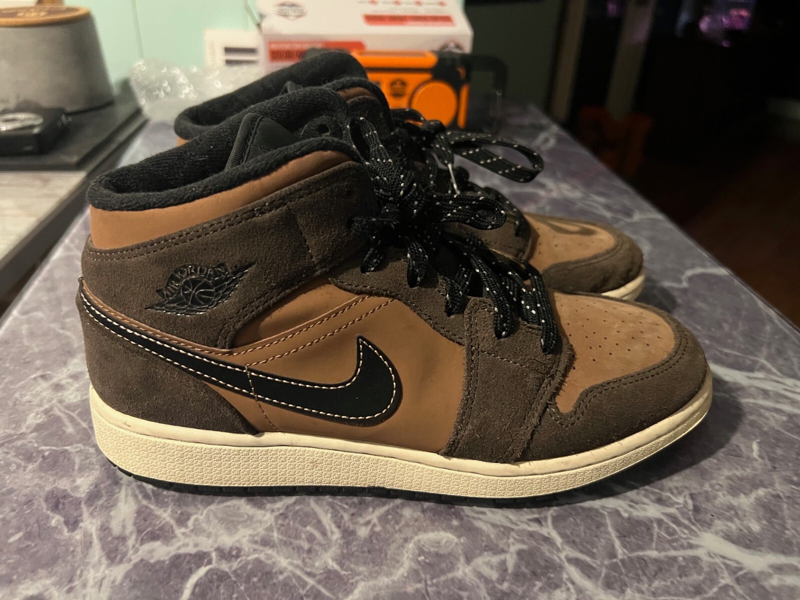 シューズ(男性用) Nike Air Jordan 1 Mid SE \"Dark Chocolate Size 12 - Air Jordan 1 SE Mid Dark Chocolate for sale online