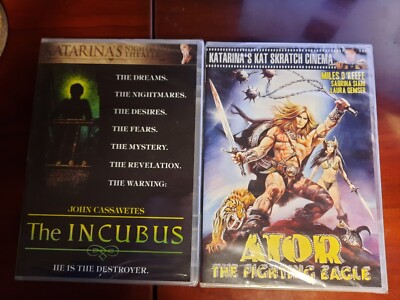 Scorpion Releasing DVD Lot Of 2. Ator And The Incubus