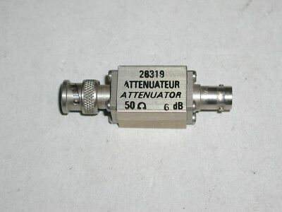 6 dB Abschwächer 50 Ohm mit BNC Anschluss