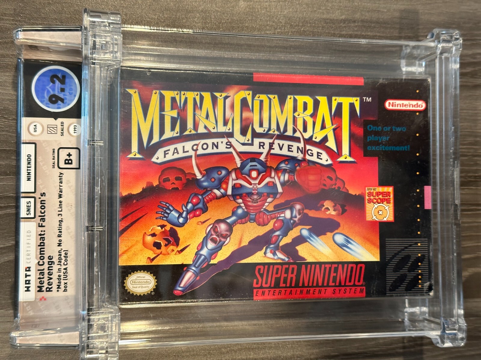 スーパーファミコン - SFC★L COMBAT FALCON'S REVENGE SNES Metal Combat: Falcon's Revenge Super Nintendo SNES GRADED