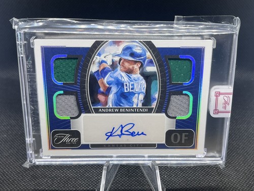 【1枚限定】ANDREW BENINTENDI AUTO PATCH Andrew Benintendi Panini Three And Two 2022 Auto Patch Quad