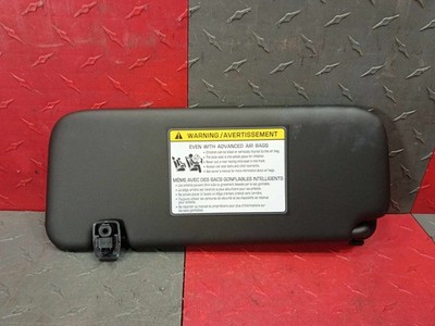 2022-2024 Kia Forte RH Passenger Interior Sun Visor Sunvisor Black-WK