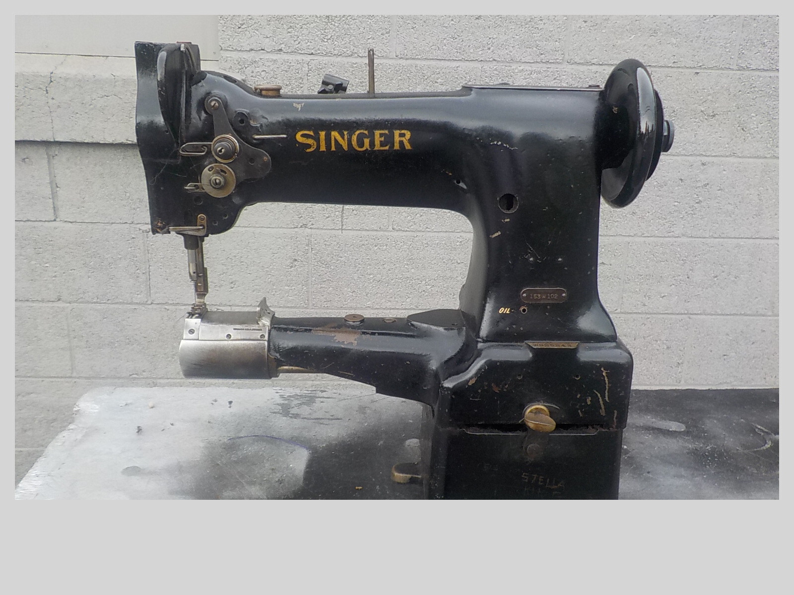 SINGER 製 ミシン ビンテージ No.367 SINGER 15K シンガー製 家庭用足踏みミシン