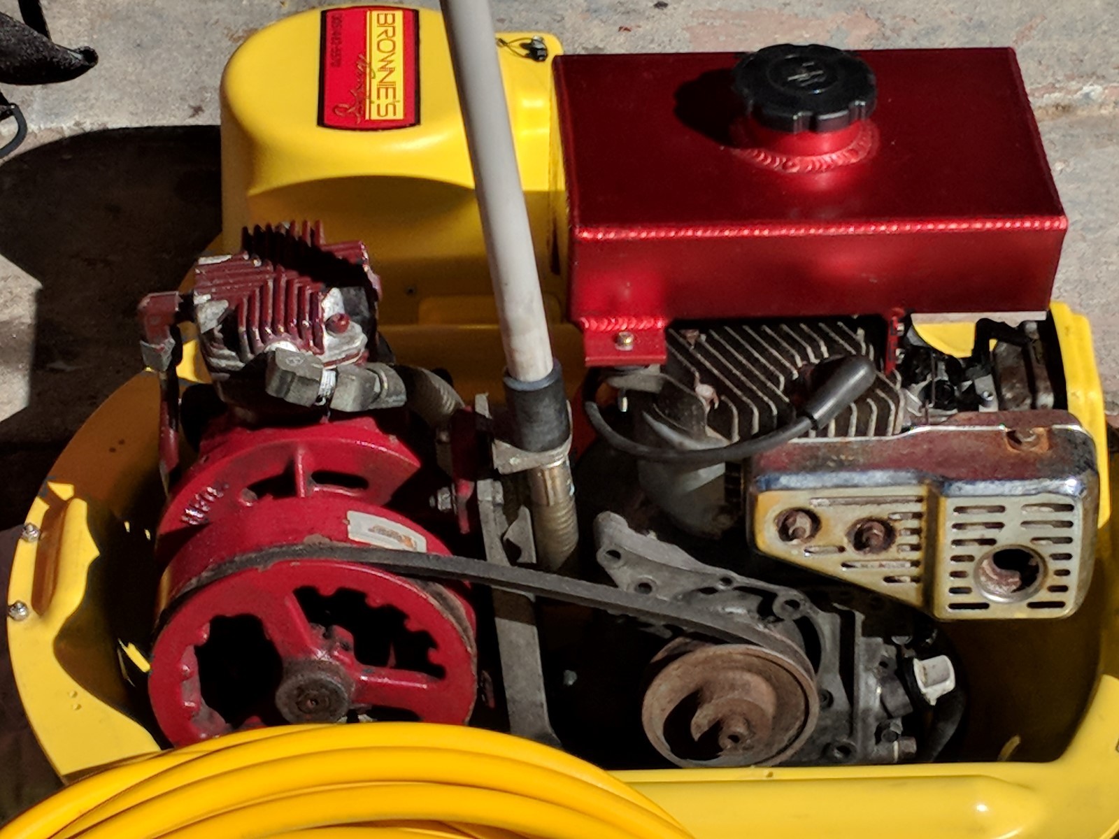 Brownies Third Lung w/ Three Regulators And Weight Belts