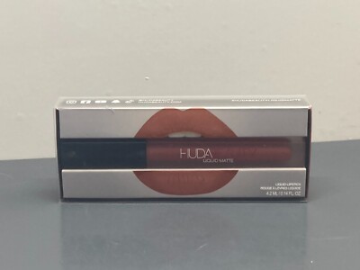 Huda Beauty Liquid Matte Lipstick Bombshell 0.14 Oz Brand New