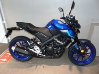 Yamaha MT- 125, 2025 Black Motorcycle.