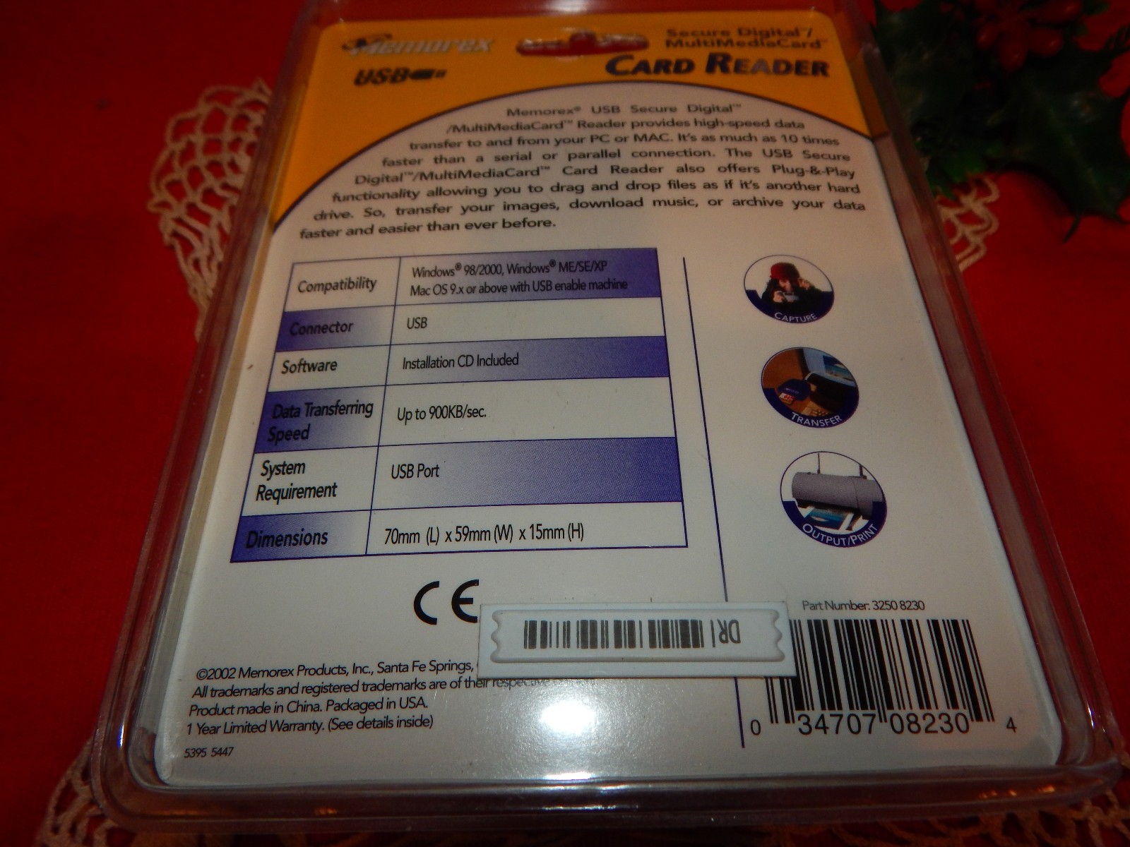 Memorex UNIVERSAL card reader Secure Digital MultiMeida Card