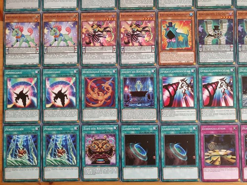 Yu-Gi-Oh Buntäugiger Pendeldrache Oberster König Drache Künstlerkumpel Deck