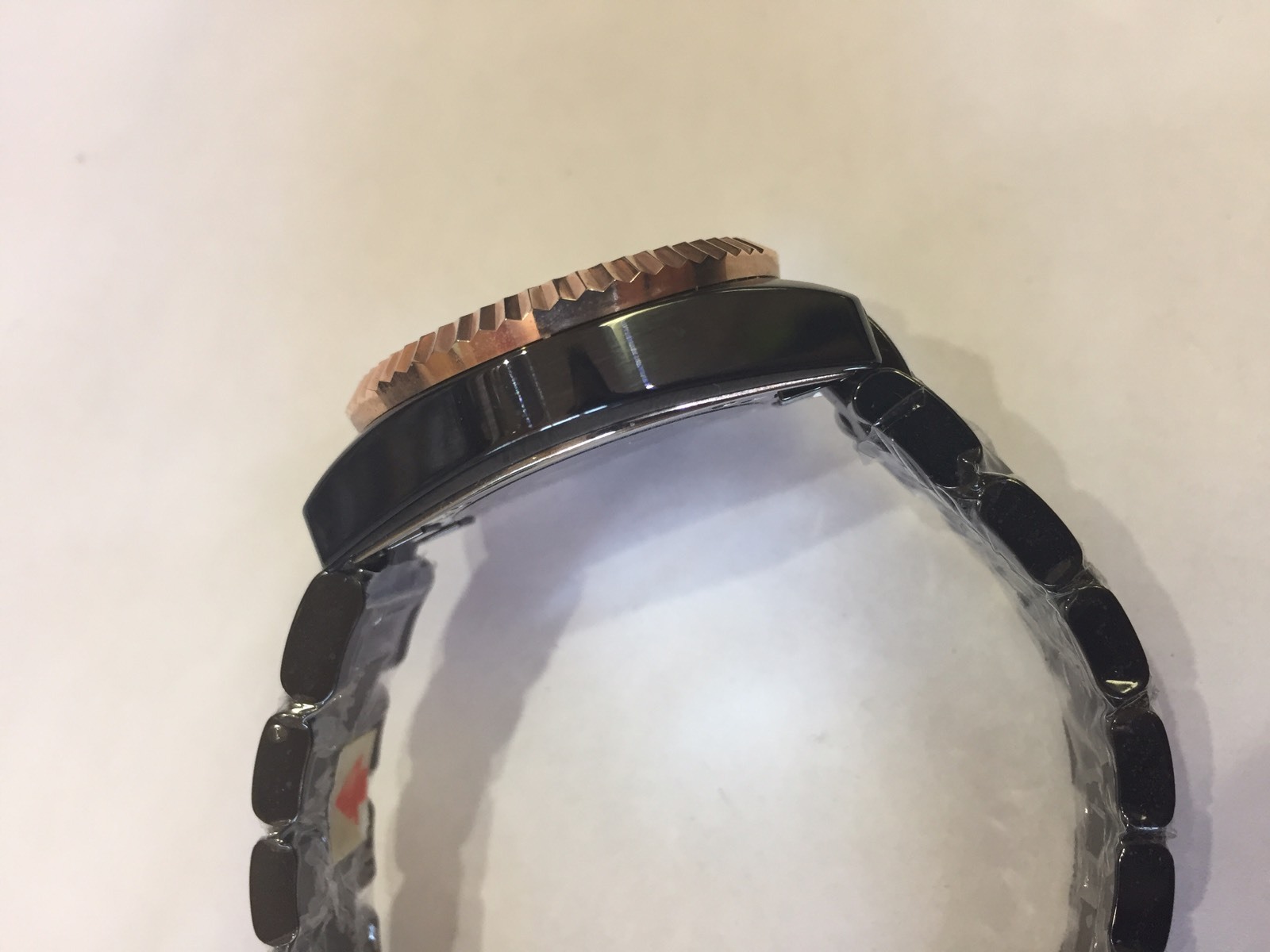 Pre-owned Techno By Jpm 1.25t  Ladies Diamond Black Ceramic Watch Joe Rodeo Aqua Master115s